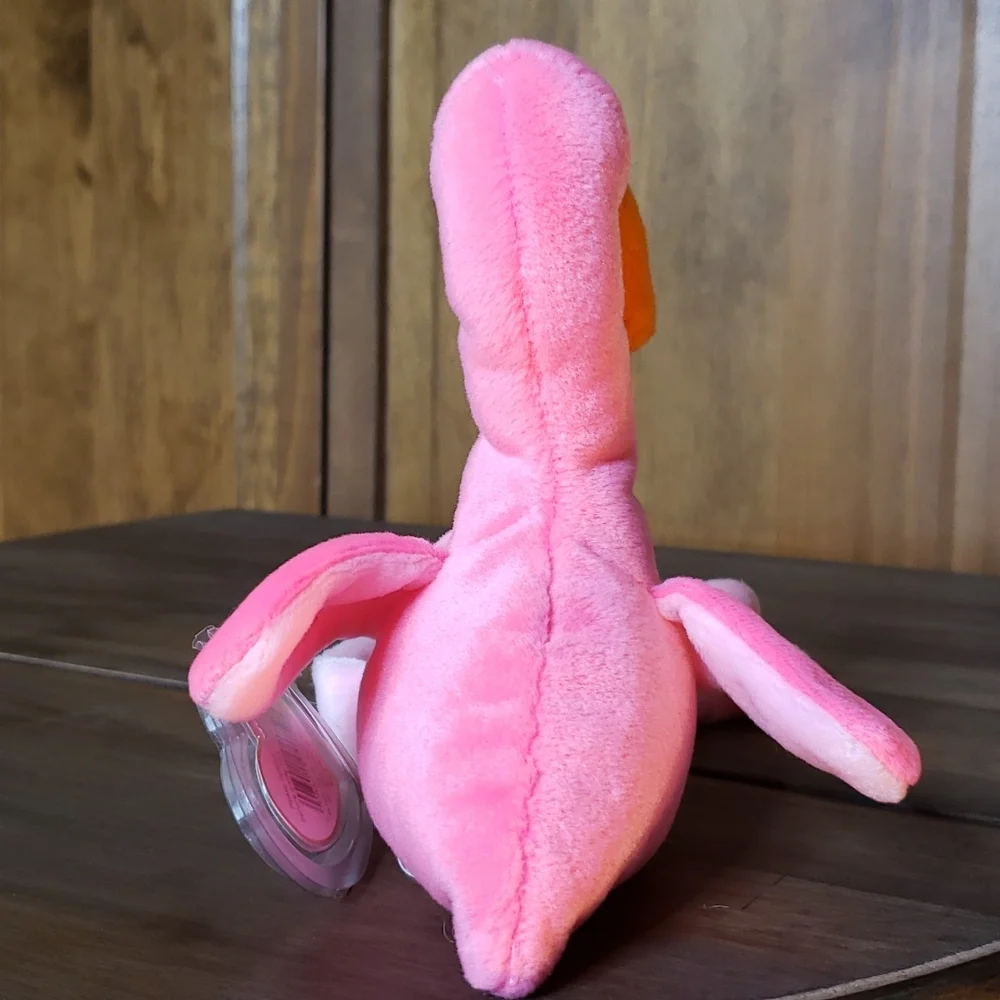 Ty Original Beanie Baby PINKY the Flamingo